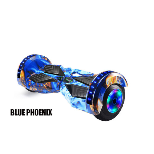 8" Hoverboard Scooter Self Balancing Electric Bluetooth Skateboard HoverBoard Blue Phoenix