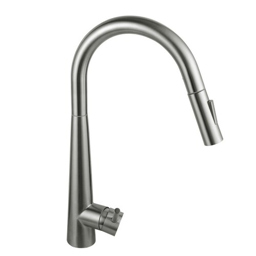 Round Brushed 360? Swivel Pull Out Smart Touch Kitchen Sink Mixer Tap
