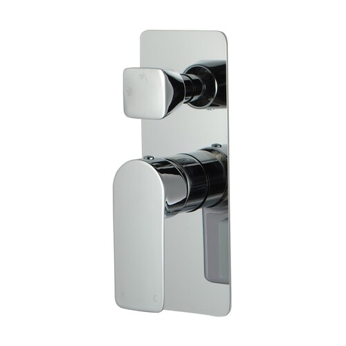 Solid Brass Chrome Bath/Shower Wall Mixer with Diverter Wall Mounted(color up)