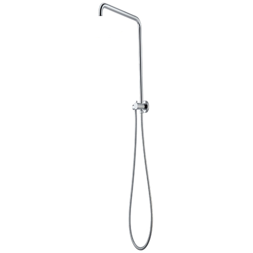 530mm Height Round Chrome Shower Station without Shower Head and Handheld Shower