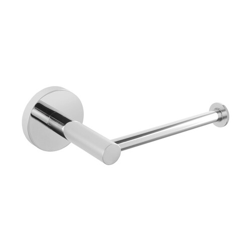 Euro Pin Lever Round Chrome Toilet Paper Roll Holder Stainless Steel Wall Mounted