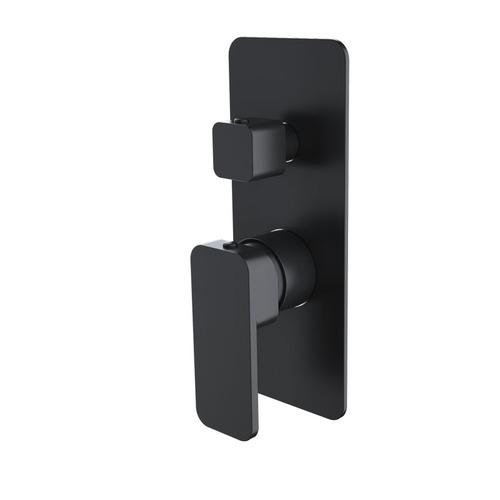 Solid Brass Black Bath/Shower Wall Mixer with Diverter Wall Mounted(color up)