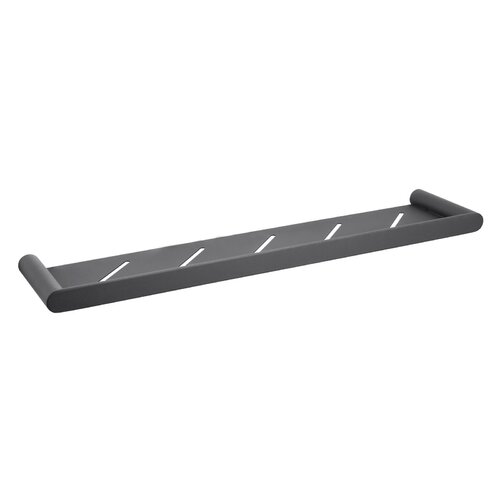 Black Round Stainless Steel Shelf