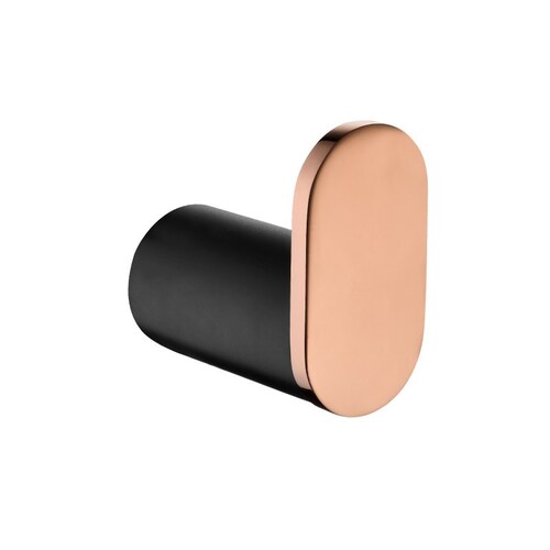 Esperia Black & Rose Gold Robe Hook Wall Mounted Stainless Steel
